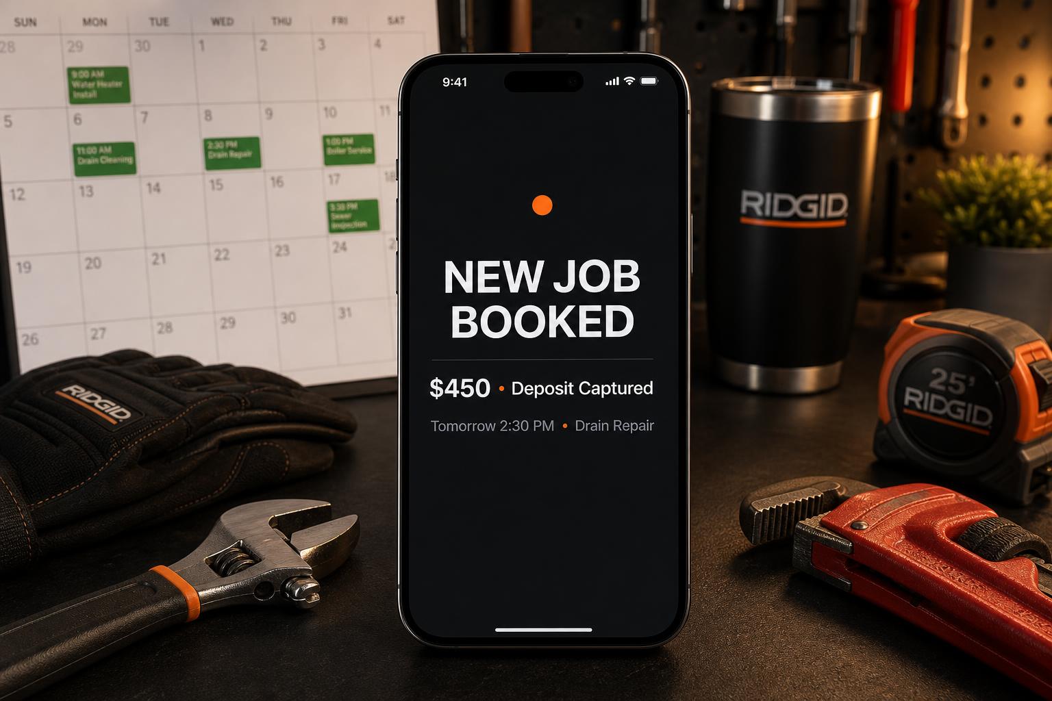 Missed calls mean lost jobs — a competitor answers while you're on the job